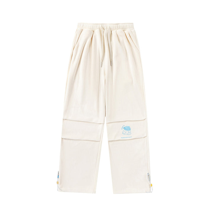 American-style Loose Inner Fleece Thick Pants