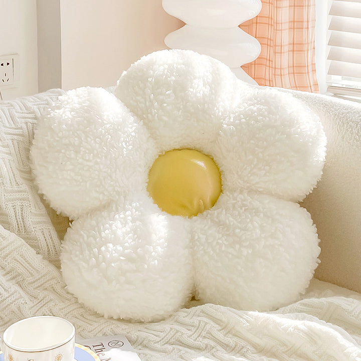 Cozy Floral Plush Pillow
