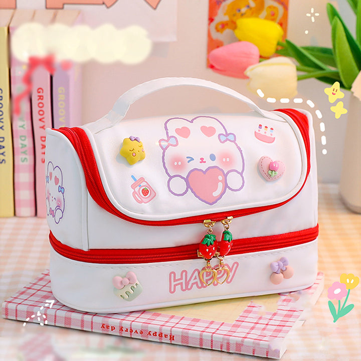 Cute Cartoon Rabbit Pencil Case