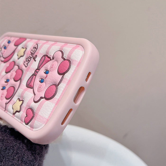 Pink Kirby iPhone Case