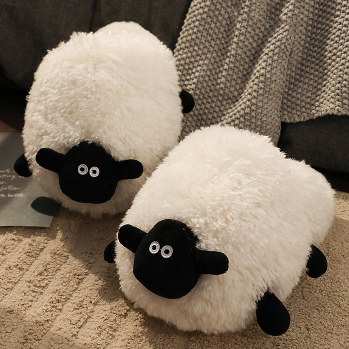 Cute Sheep Plush Slippers