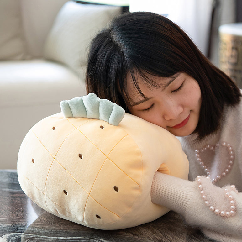 Cute Animal Fruit Plush Pillow Hand Warmer