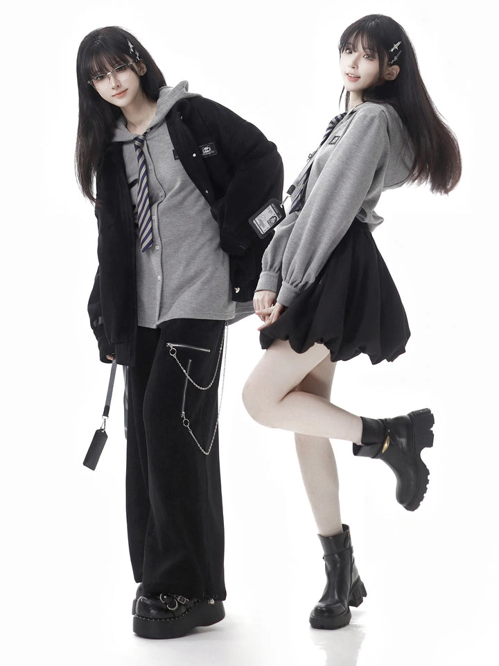 Trendy Street College Look Jacket / Shirt / Skirt / Pants