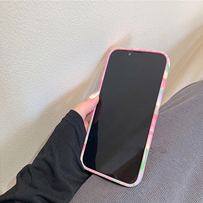 Pink Tulip iPhone Case