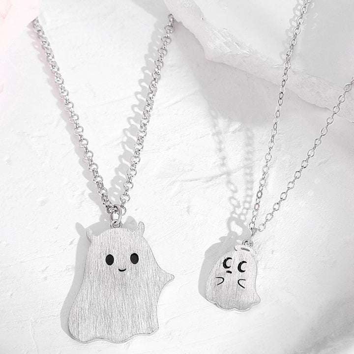 Cute Silver Little Monster Necklace