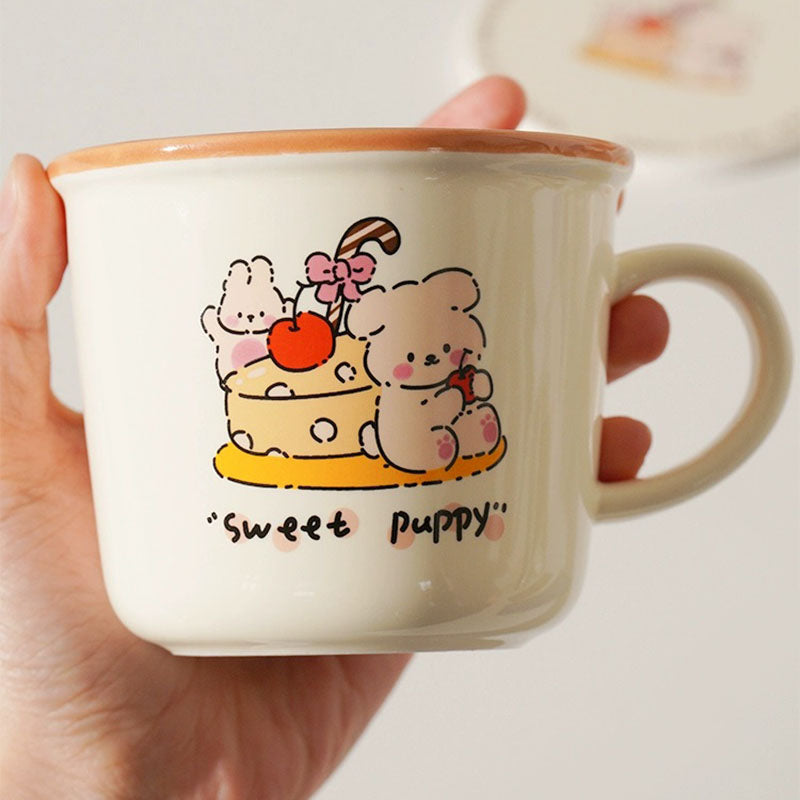 Cute Cartoon Animals Print Mug