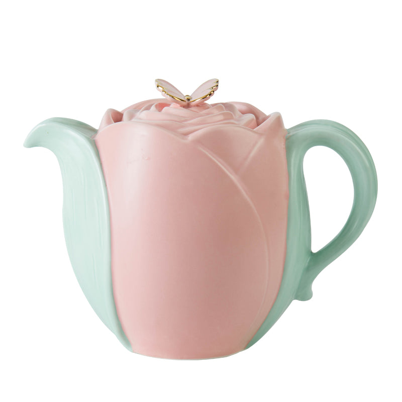 Tulip Ceramic Teapot Set