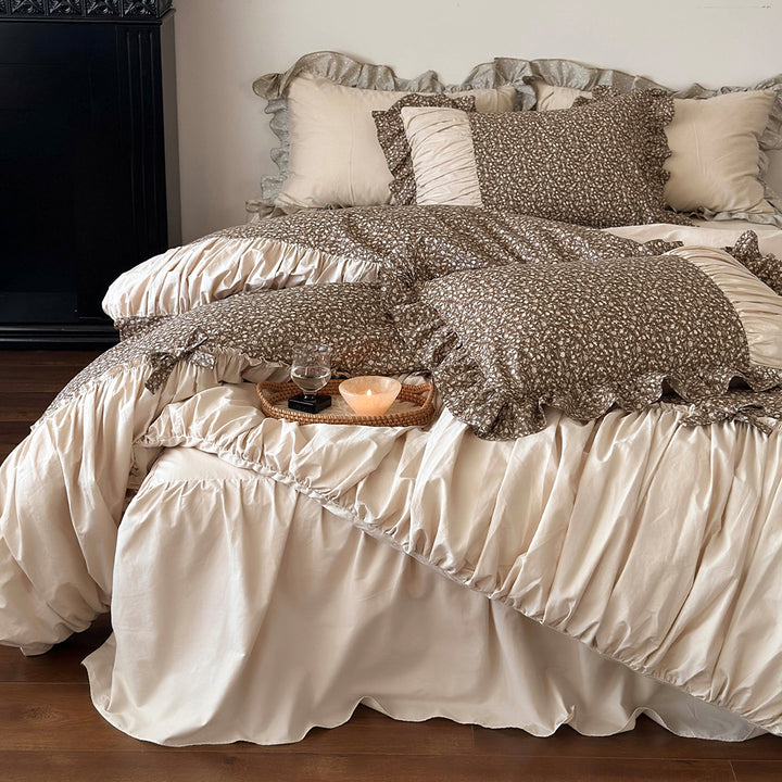 Vintage Farmhouse Cotton Bedding Set
