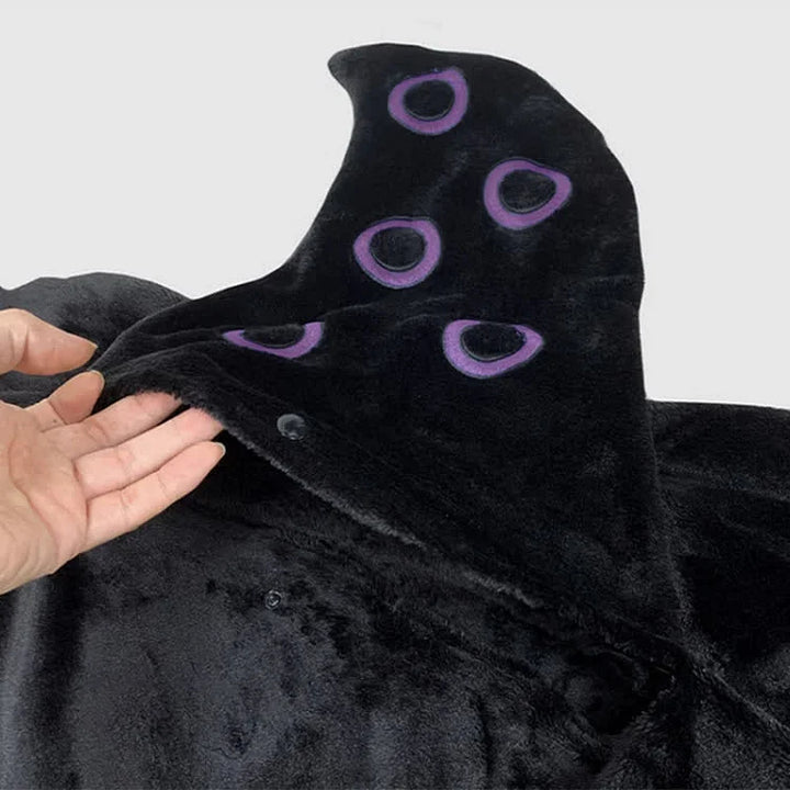 Halloween Cartoon Octopus Wearable Hooded Blanket