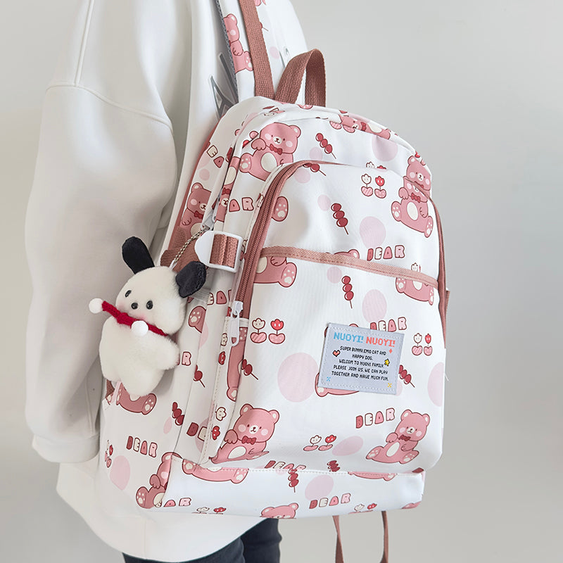Cartoon Animal Print Backpack