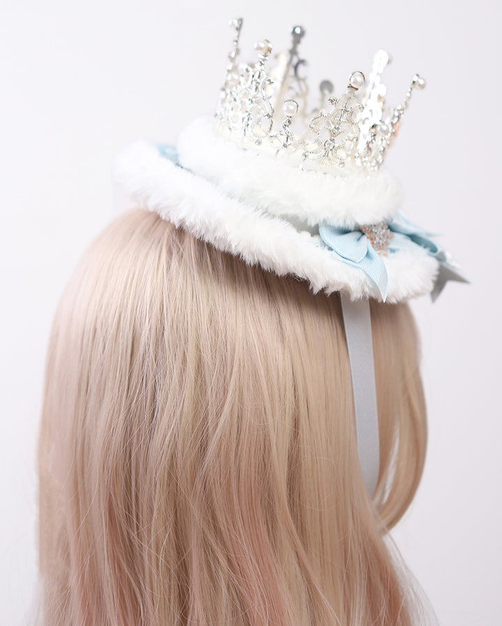 Light Blue Crown Flat Hat