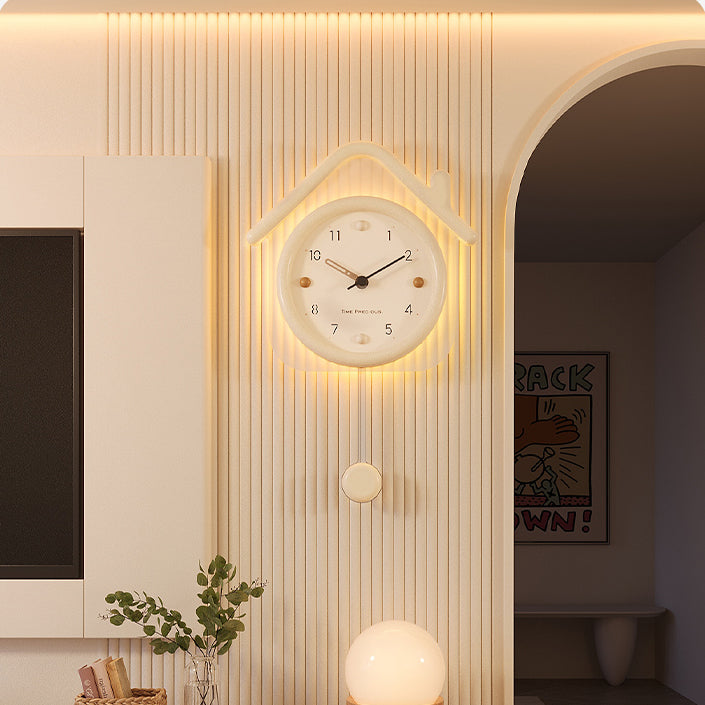 Creative Small House Wall Clock