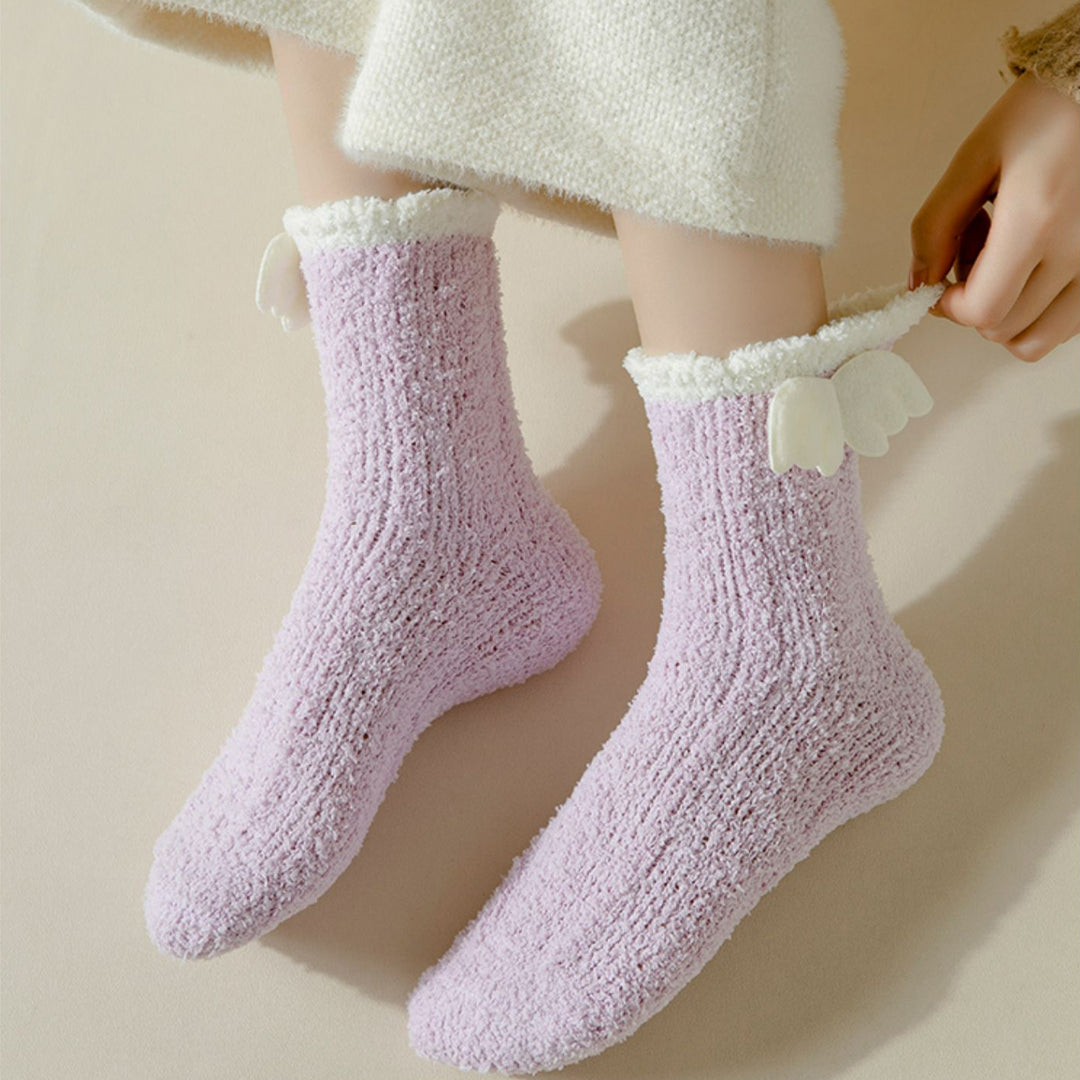 Kawaii Cartoon Thickened Autumn/Winter Socks 3 Pairs /set