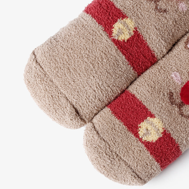 Kawaii Cartoon Coral Fleece Thick Winter Socks