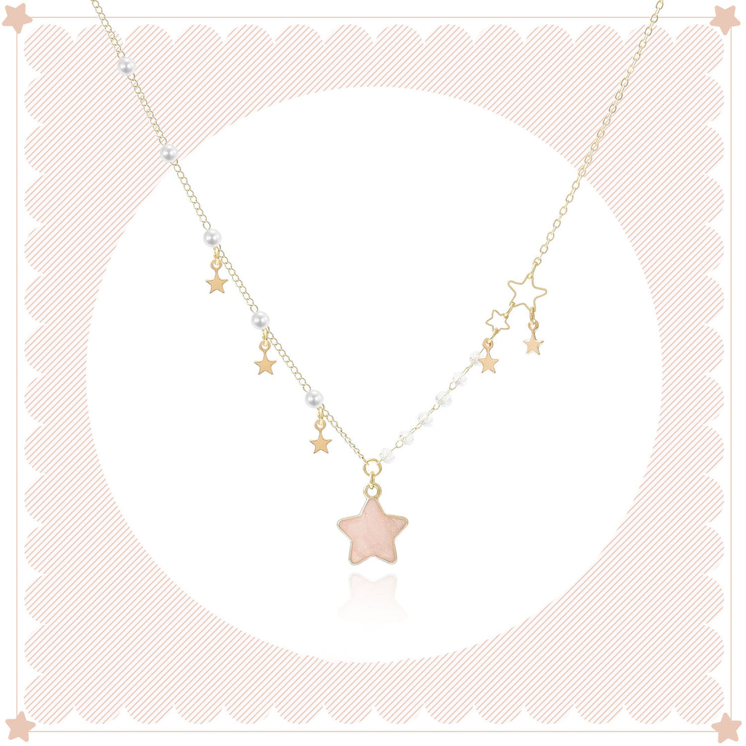 Pink Star Necklace