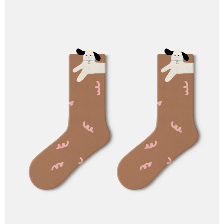 Kawaii Cartoon Animal Mushroom Cotton Winter Socks