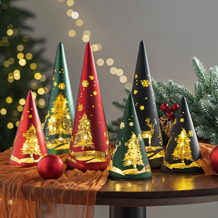 Christmas Tree Cone-Shaped Night Light