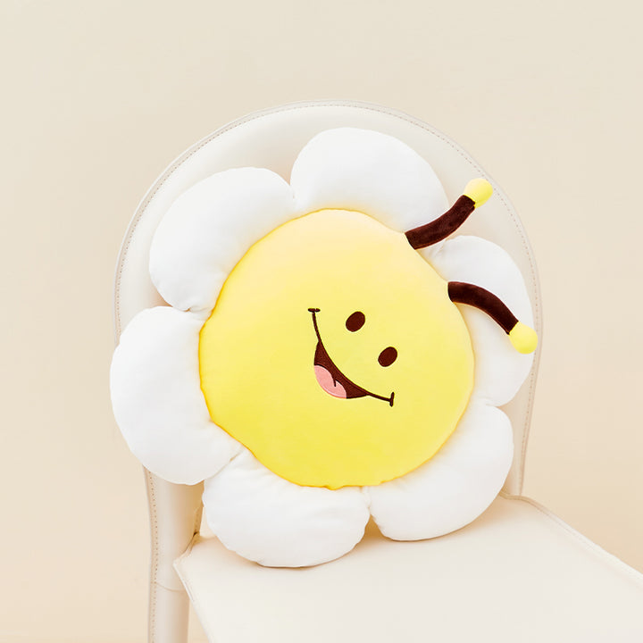 Cute Bee Flower Cushion