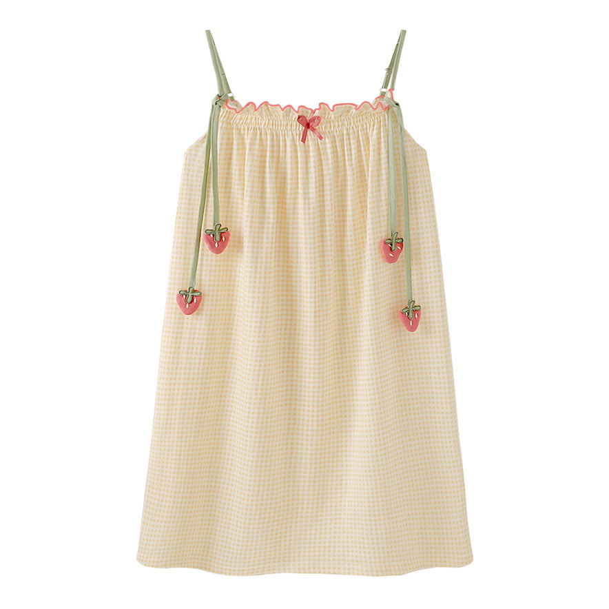 Strawberry Losse Pajamas Dress