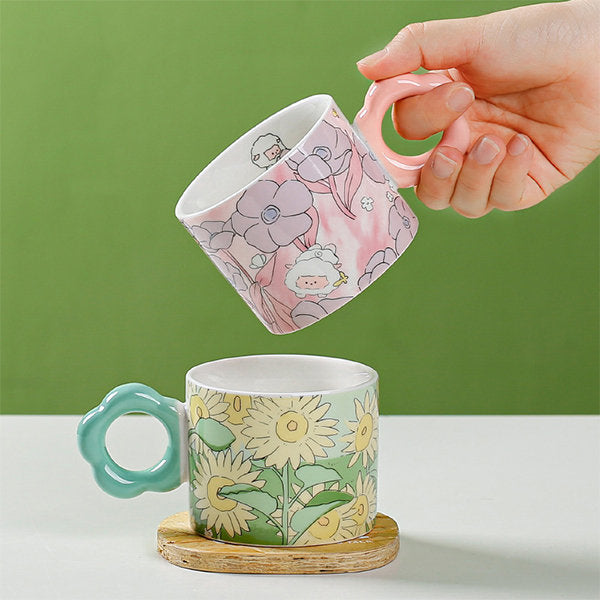 Tulip Bunny Coffee Cup