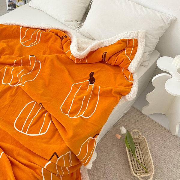 Pumpkin Pattern Blanket