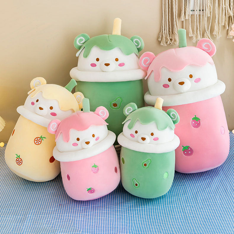 Cute Bear Boba Plush Toys