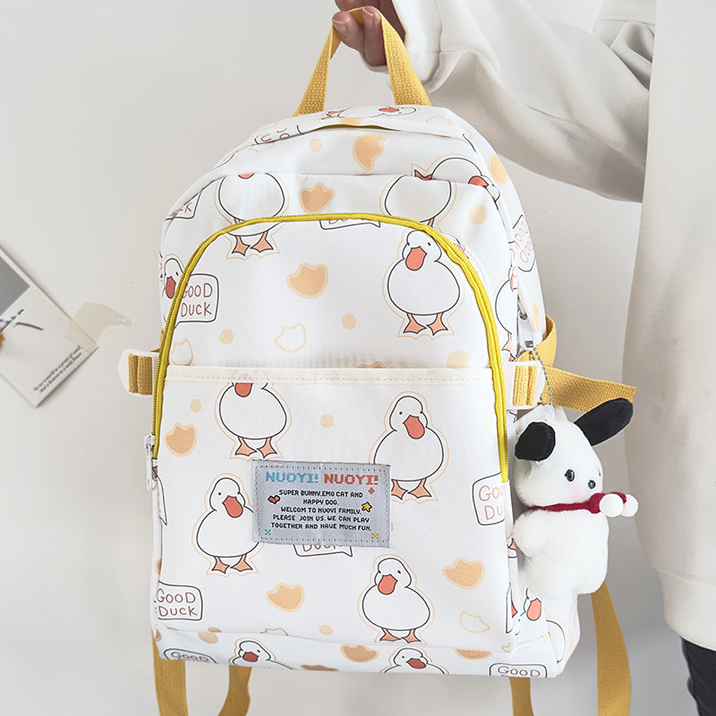 Cartoon Animal Print Backpack