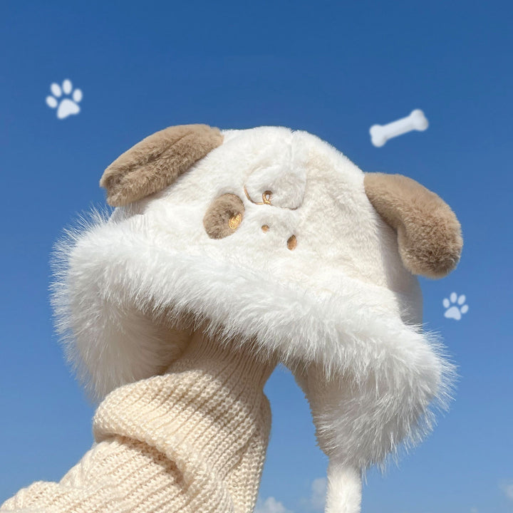 Cute Puppy Plush Hat