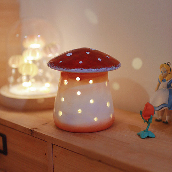 Cute Handmade Mushroom Lamp