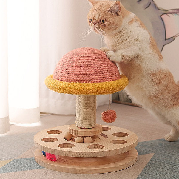 Mushroom Cat Scratching Board