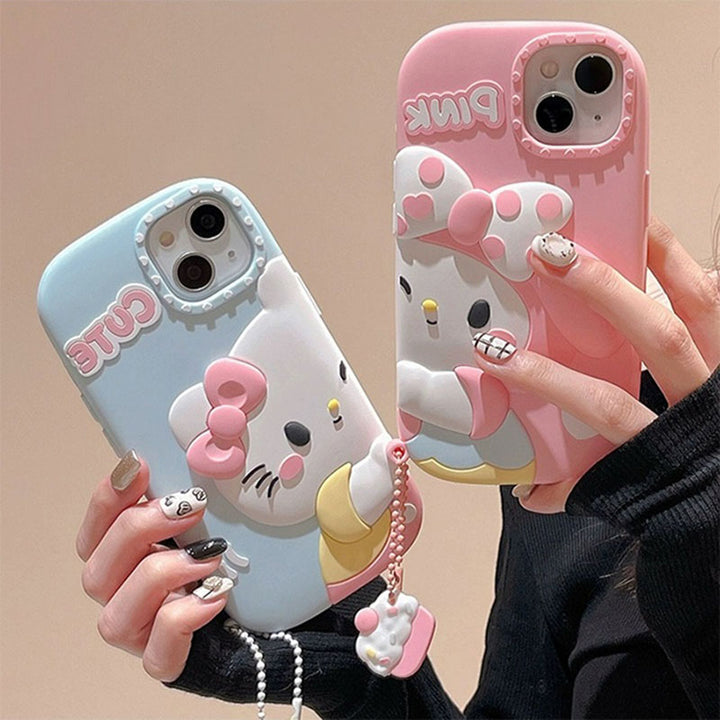 Cute Cartoon Kitty iPhone Case