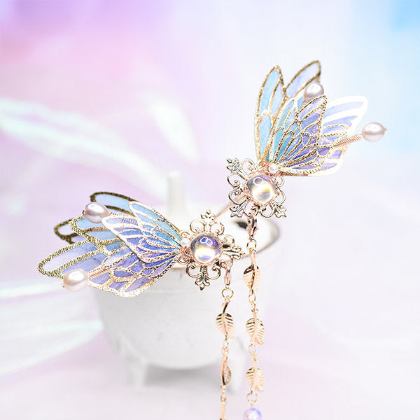 Delicate Butterfly Tassel Jewelry