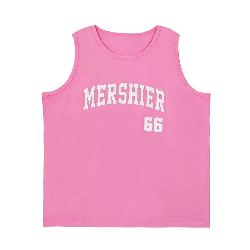 Vintage Summer-style Oversized Loose Tank Top