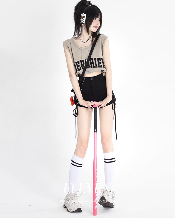 Vintage Summer-style Oversized Loose Tank Top