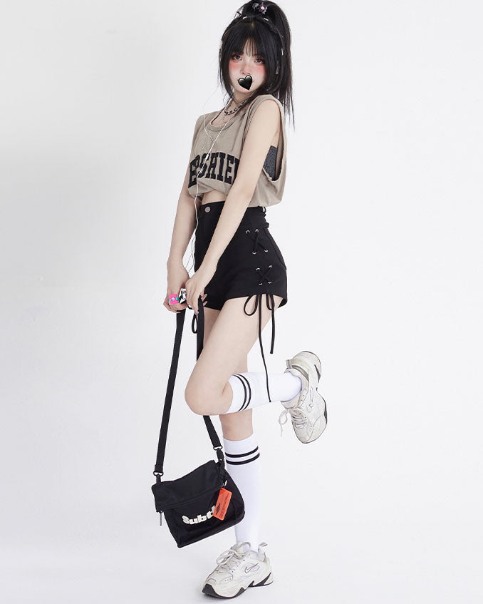Vintage Summer-style Oversized Loose Tank Top