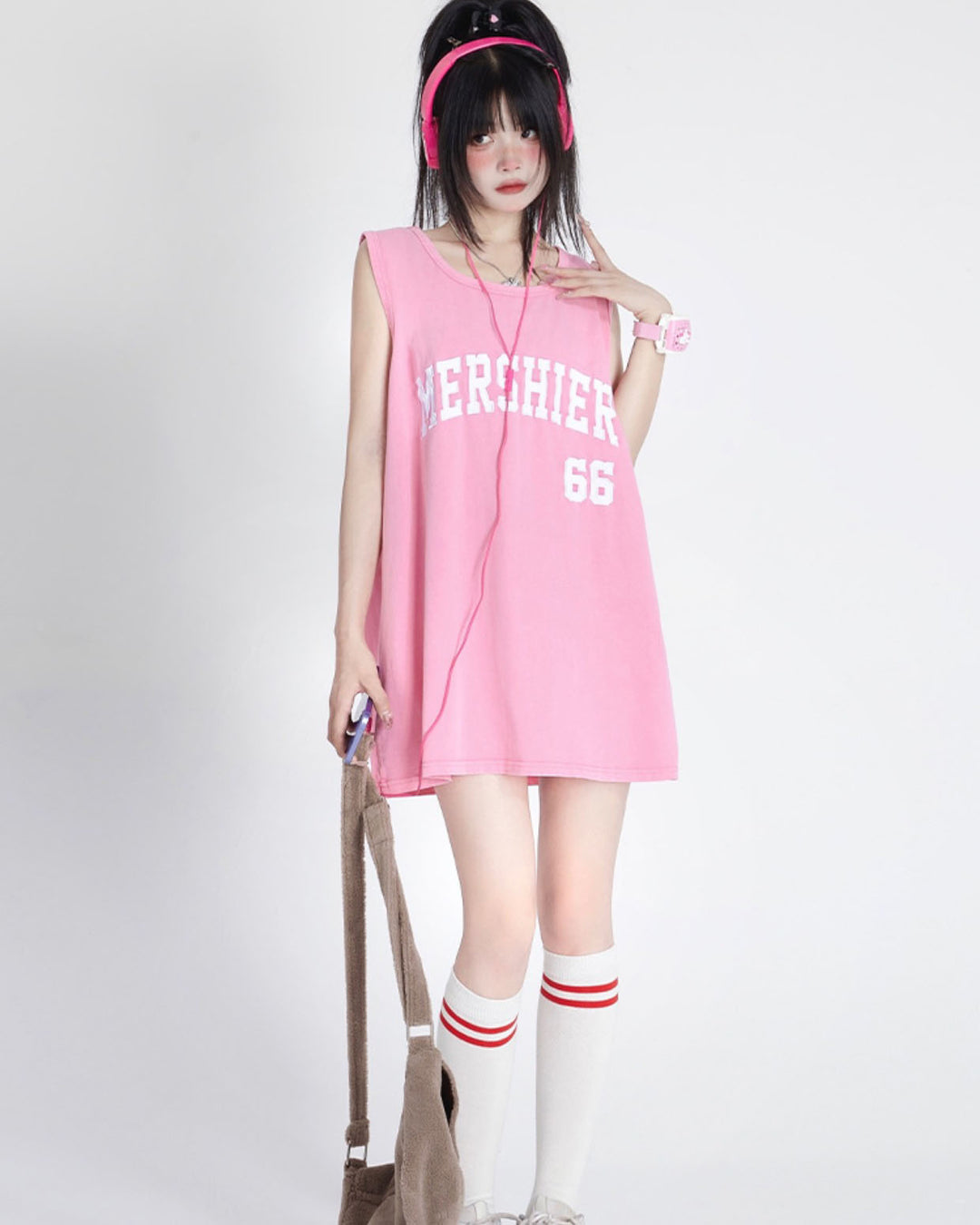 Vintage Summer-style Oversized Loose Tank Top