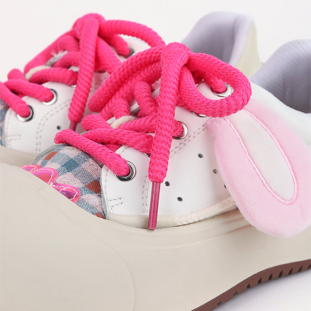 Cute Bunny Ears Round-Toe Flats
