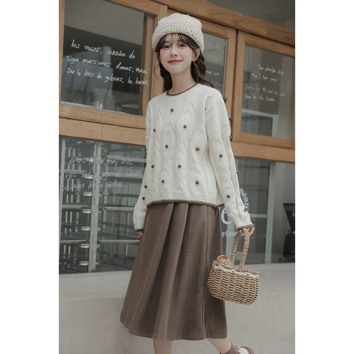 Japanese-style Vintage Loose Fit Autumn Winter Sweater