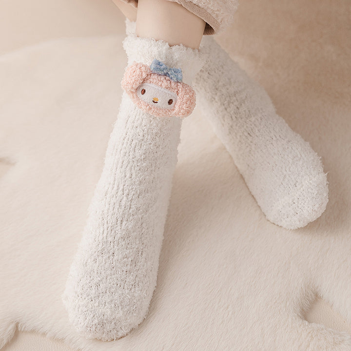 Cute Cartoon Autumn/Winter Socks 2 Pairs/set