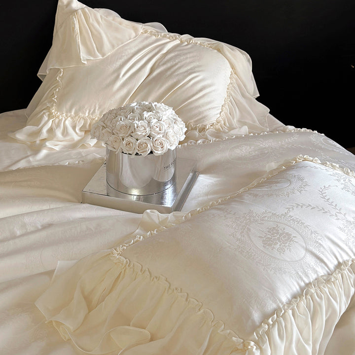 Luxury French Style Ruffle Cotton Bedding Set
