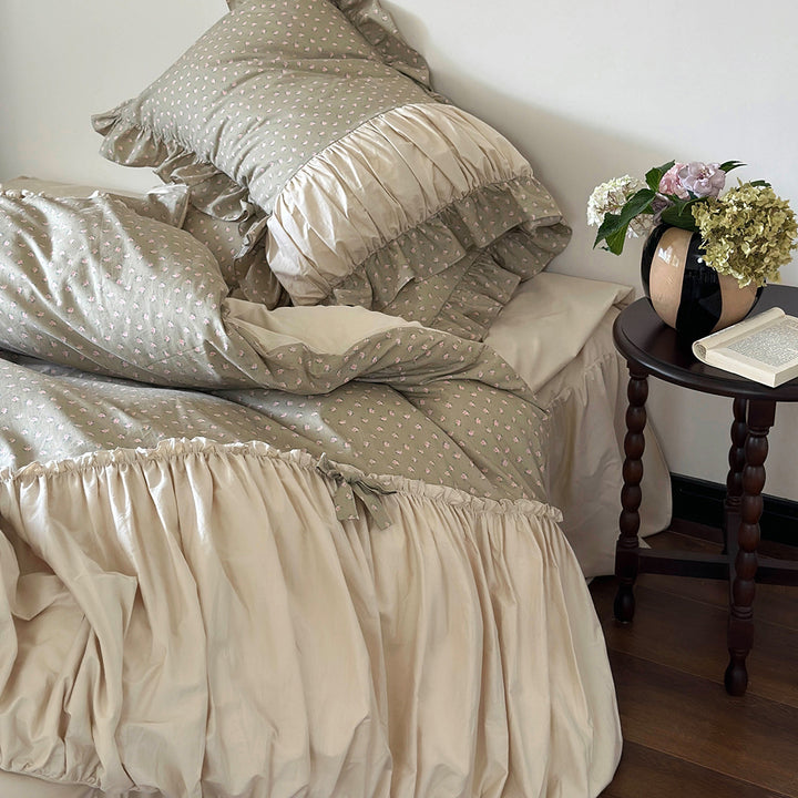 Vintage Farmhouse Cotton Bedding Set