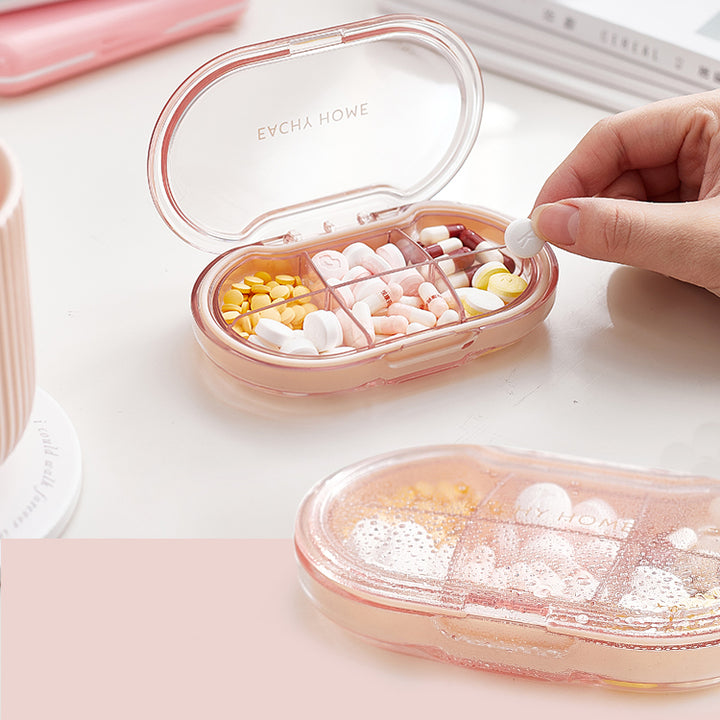 Rose Gold Pills Box