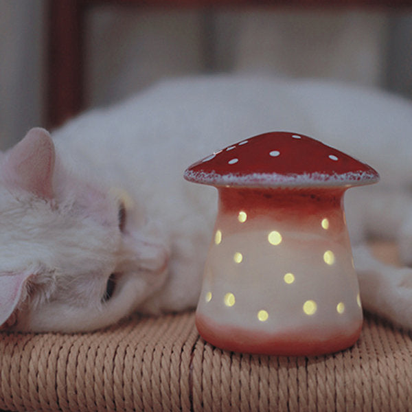 Cute Handmade Mushroom Lamp