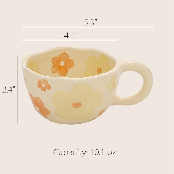 Flower Ceramic Mug