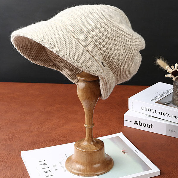 Solid-Color Knit Hat