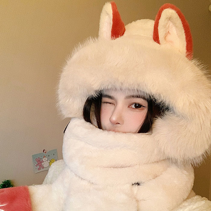 Fox Ears Warmer Hat