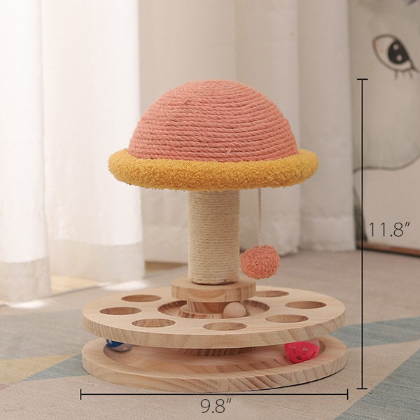 Mushroom Cat Scratching Board