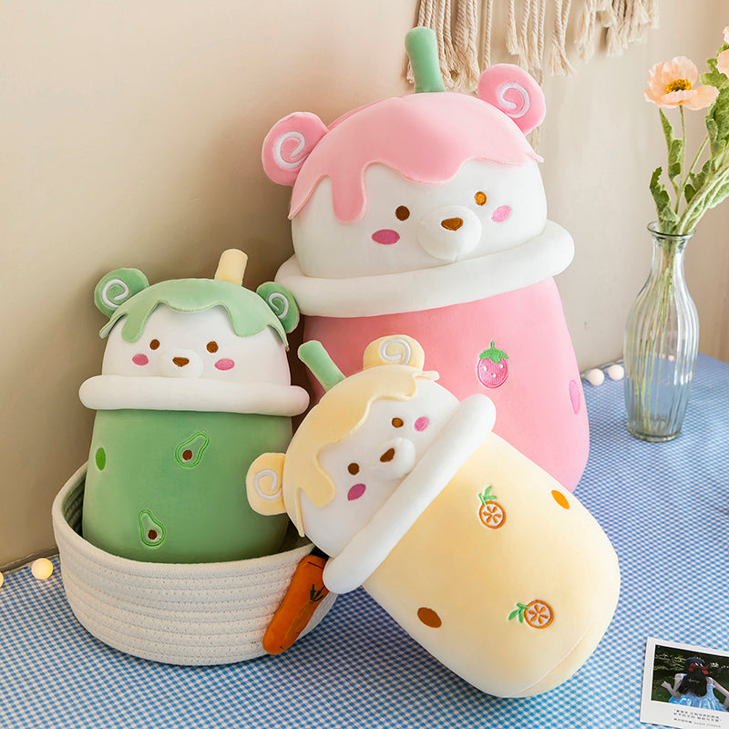 Cute Bear Boba Plush Toys