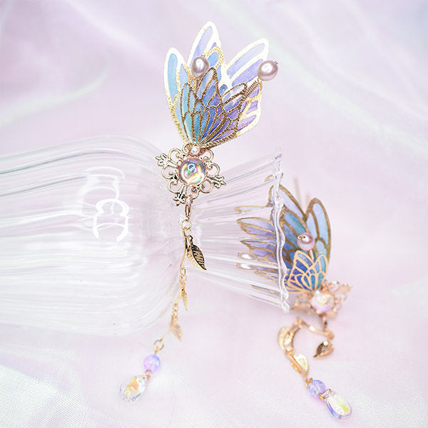 Delicate Butterfly Tassel Jewelry
