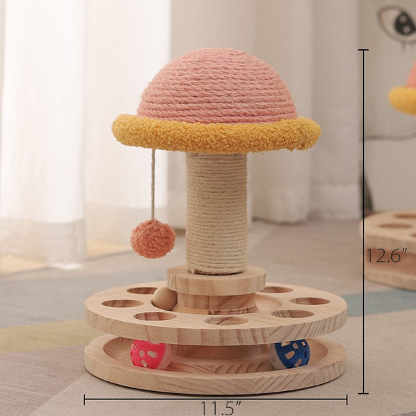 Mushroom Cat Scratching Board